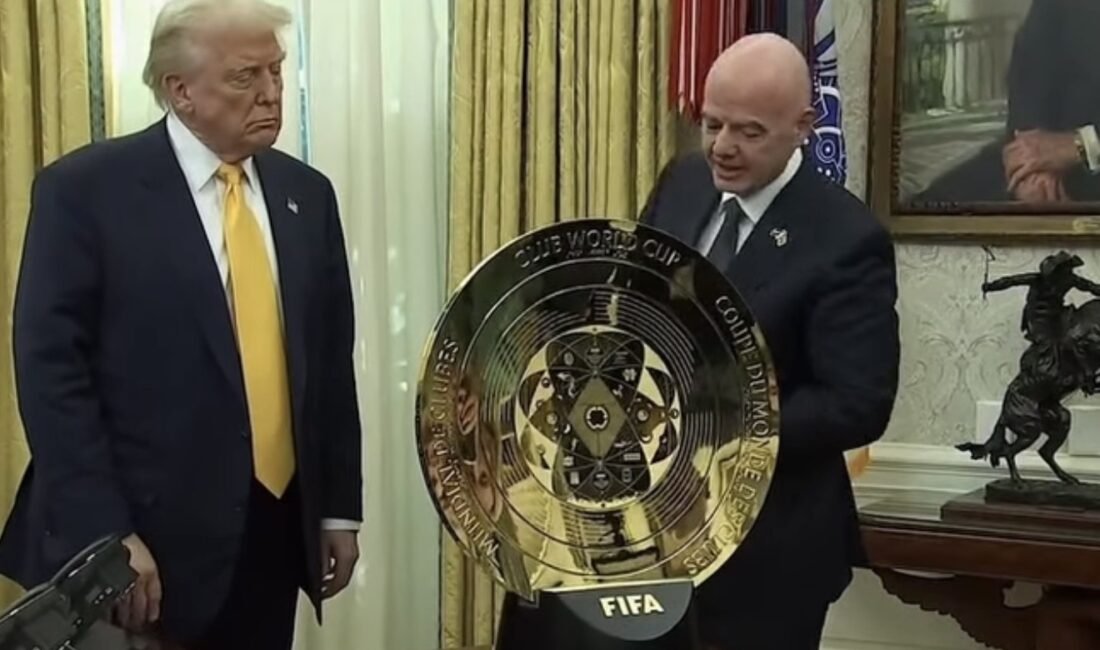 ABD Başkanı Trump ve FIFA Başkanı Gianni Infantino, ABD'nin bu