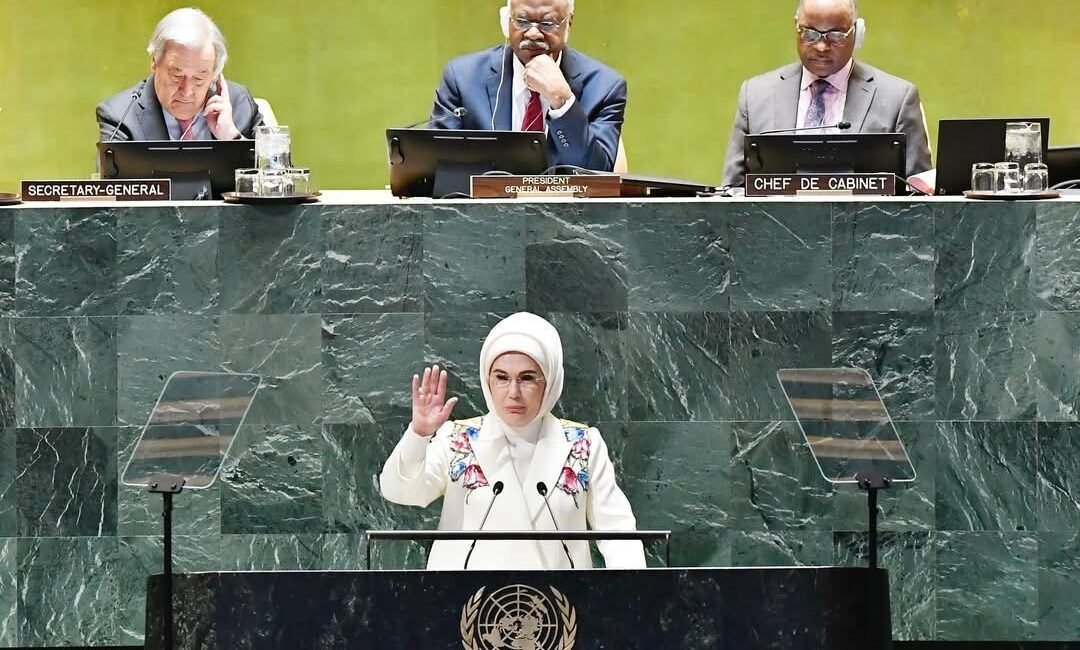 Cumhurbaşkanı Recep Tayyip Erdoğan’ın eşi Emine Erdoğan, 30 Mart Uluslararası