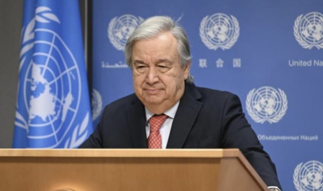 Birleşmiş Milletler (BM) Genel Sekreteri Antonio Guterres, İsrail Başbakanı Binyamin