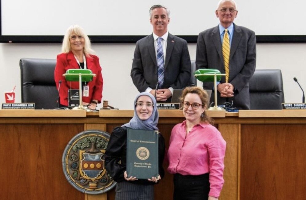 ABD’nin Pensilvanya eyaletinin  Levittown şehrinde Bucks County Community College öğrencisi