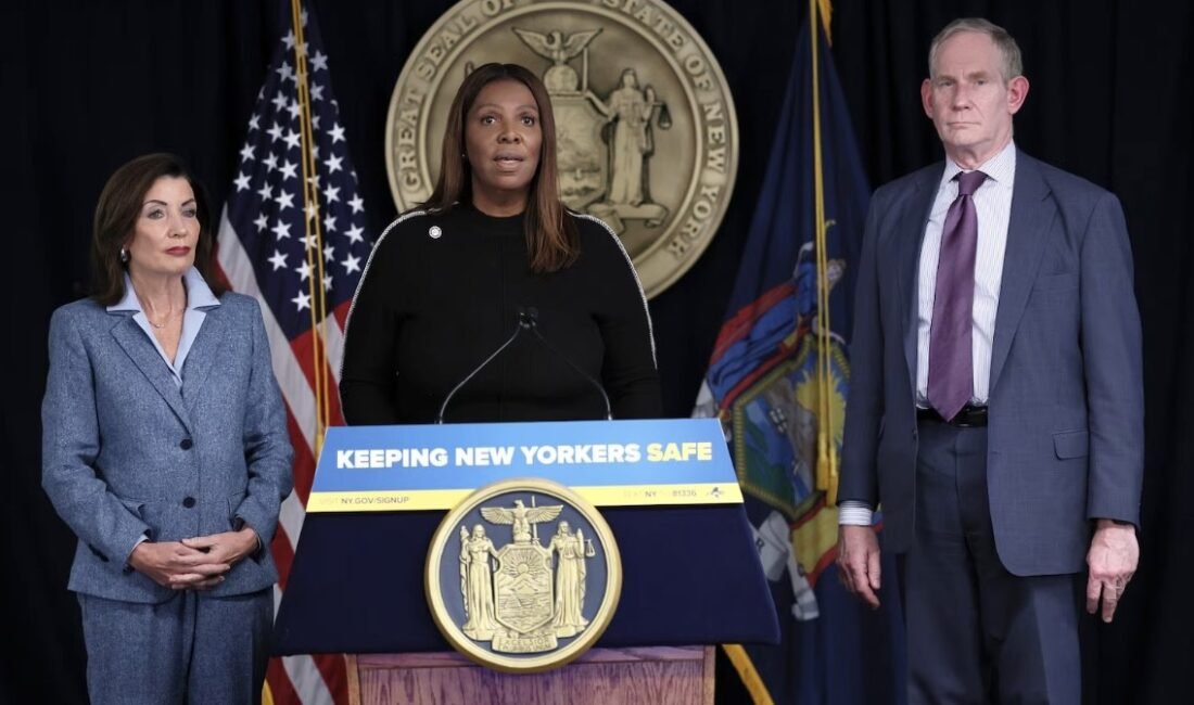 NEW YORK — New York Başsavcısı Letitia James, Perşembe günü