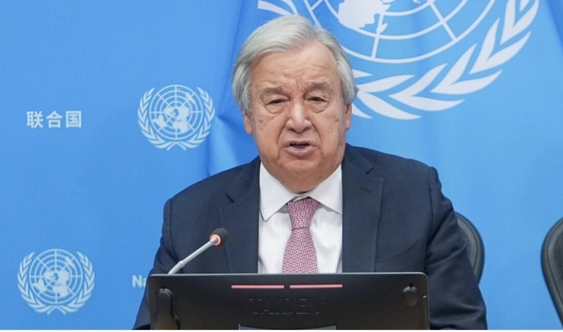 Birleşmiş Milletler (BM) Genel Sekreteri Antonio Guterres, dün gece 25