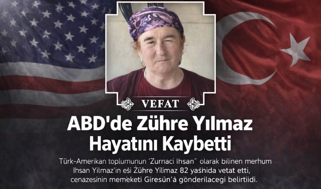 ABD’nin New Jersey eyaletinde yaşayan Türk-Amerikan toplumunun tanınan isimlerinden, “Zurnacı