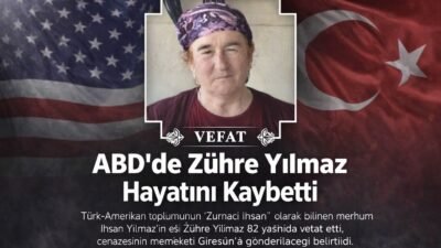 ABD’nin New Jersey eyaletinde yaşayan Türk-Amerikan toplumunun tanınan isimlerinden, “Zurnacı
