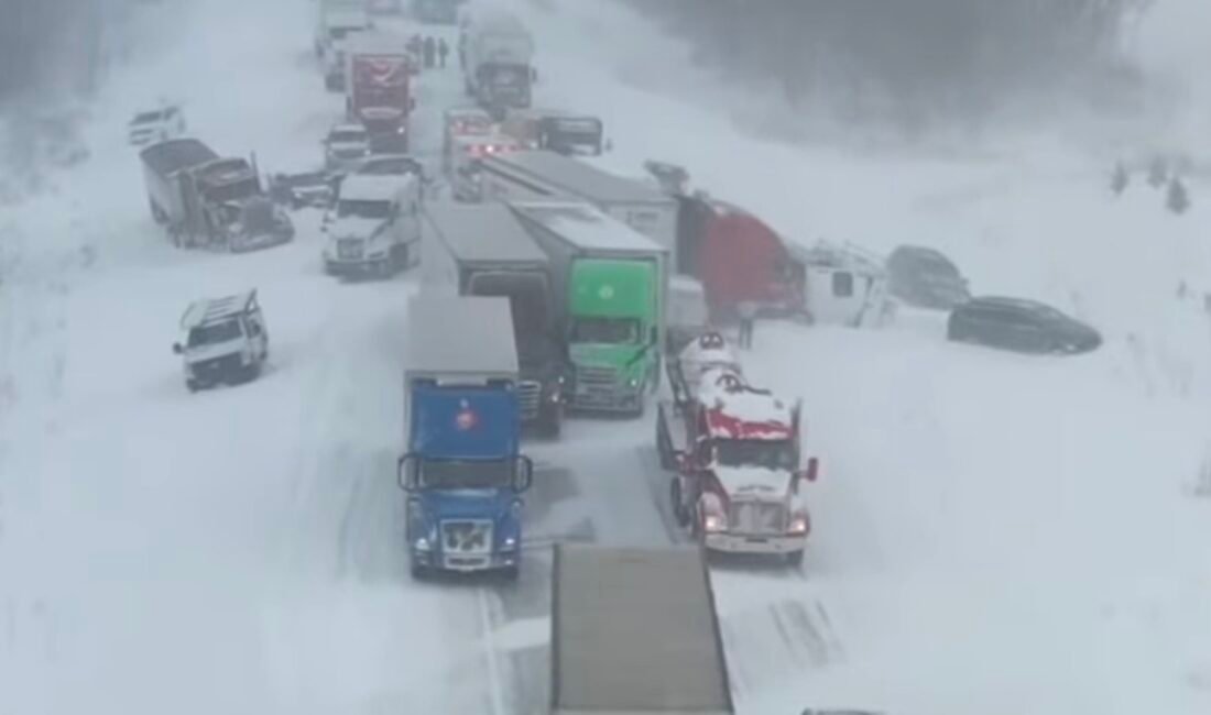 ABD’nin Michigan eyaletinin batı kesiminde Pazartesi sabahı meydana gelen büyük