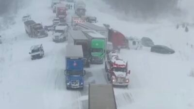 ABD’nin Michigan eyaletinin batı kesiminde Pazartesi sabahı meydana gelen büyük