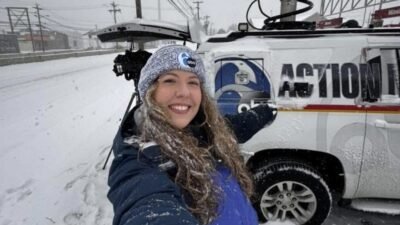 ABD genelinde etkisini artıran olumsuz hava koşulları, gazetecilerin sahadaki görevlerini