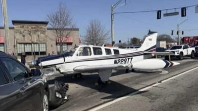 ABD’nin Georgia eyaletinde tek motorlu bir uçak, kalkıştan kısa süre