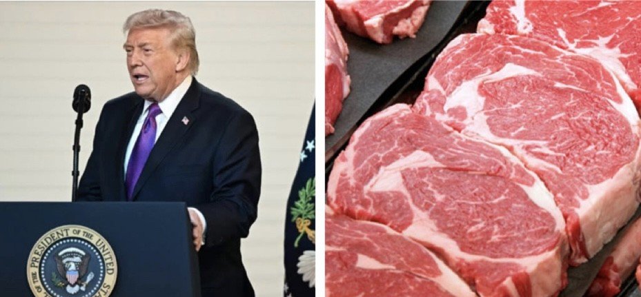 ABD Başkanı Donald Trump, ülkede hızla yükselen kırmızı et fiyatları