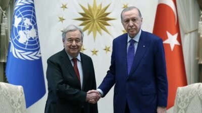 Cumhurbaşkanı Recep Tayyip Erdoğan, Birleşmiş Milletler (BM) Genel Sekreteri Antonio