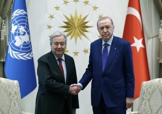 Cumhurbaşkanı Recep Tayyip Erdoğan, Birleşmiş Milletler (BM) Genel Sekreteri Antonio