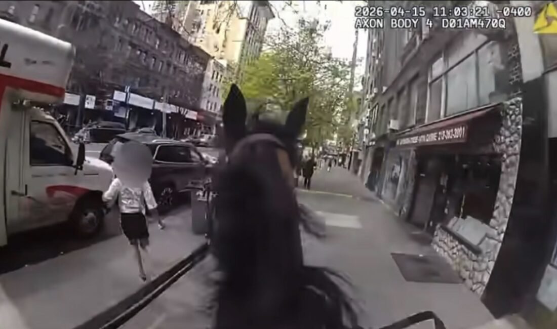 New York’ta film sahnelerini aratmayan bir kovalamaca, hem tanıkları şaşkına