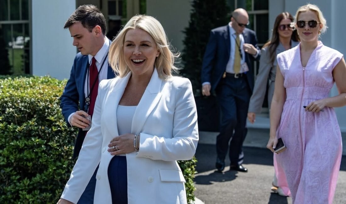 Washington, D.C. - Beyaz Saray Basın Sözcüsü Karoline Leavitt, doğum