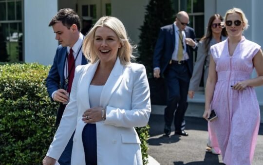 Washington, D.C. - Beyaz Saray Basın Sözcüsü Karoline Leavitt, doğum