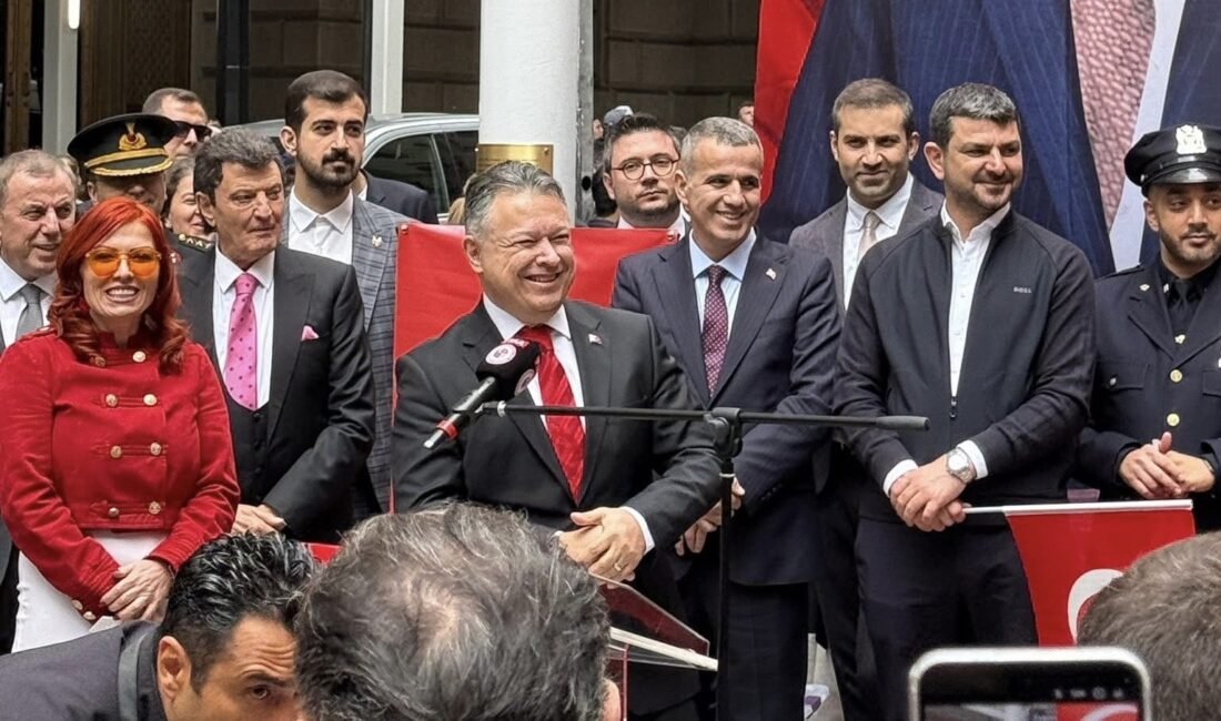 ABD’nin New York kentinde, 43. Türk Günü Yürüyüşü öncesinde düzenlenen