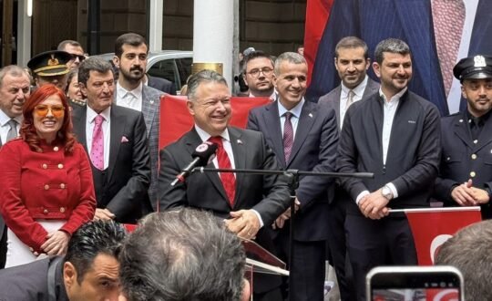 ABD’nin New York kentinde, 43. Türk Günü Yürüyüşü öncesinde düzenlenen