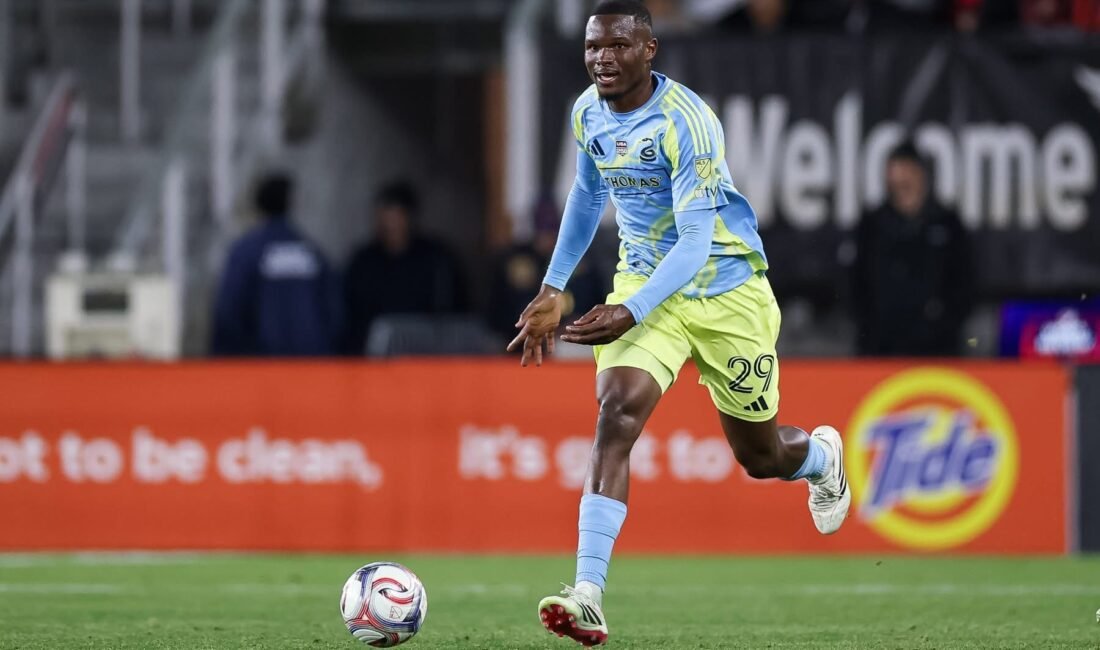 Philadelphia Union forması giyen genç savunmacı Olwethu Makhanya, 2026 FIFA