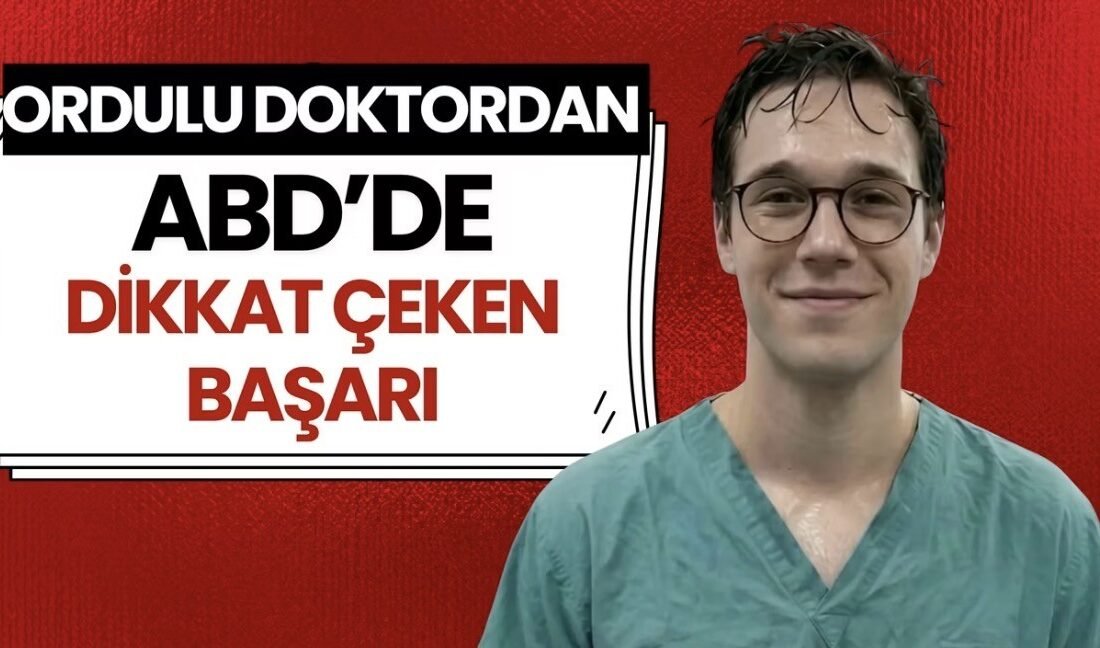ABD - Ordu’dan tıp eğitimine uzanan yolculuğunu uluslararası bir seviyeye