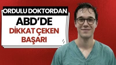 ABD - Ordu’dan tıp eğitimine uzanan yolculuğunu uluslararası bir seviyeye