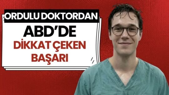 ABD - Ordu’dan tıp eğitimine uzanan yolculuğunu uluslararası bir seviyeye