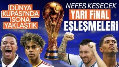 2026 FIFA Dünya Kupası çeyrek finalinde İspanya, Belçika'yı 2-1 mağlup