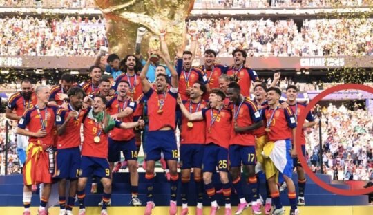 2026 FIFA Dünya Kupası’nı kazanan İspanya Milli Takımı, şampiyonluk kutlamaları