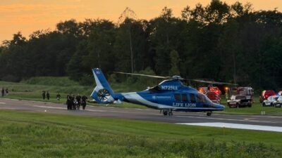 ABD’nin Pennsylvania eyaleti Carlisle Havalimanı’nda Çarşamba günü meydana gelen şiddetli