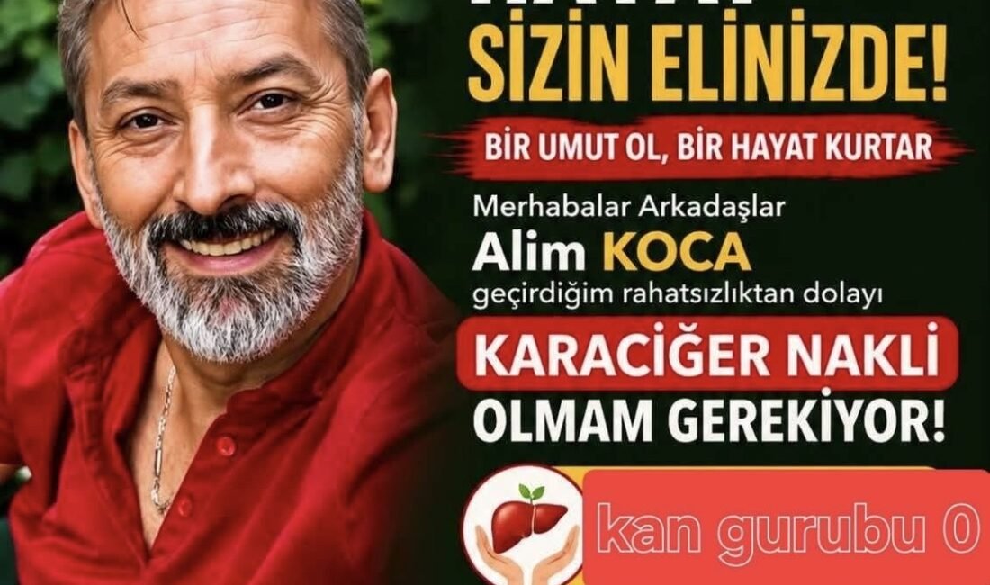 Giresunlu ses sanatçısı Ali Koca, kamuoyunda bilinen adıyla “Cemo”, karaciğer nakli bekliyor.
