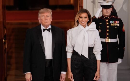 WASHINGTON – ABD Başkanı Donald Trump ve First Lady Melania