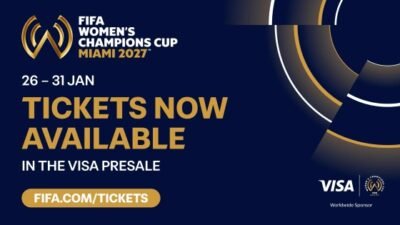 FIFA Kadınlar Şampiyonlar Kupası 2027’nin final aşaması, 26-31 Ocak 2027